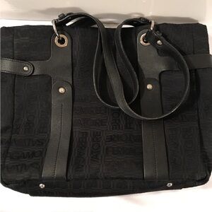 Salvatore Ferragamo Tonal Logo Jacquard Hand or Tote Bag - Excellent Condition